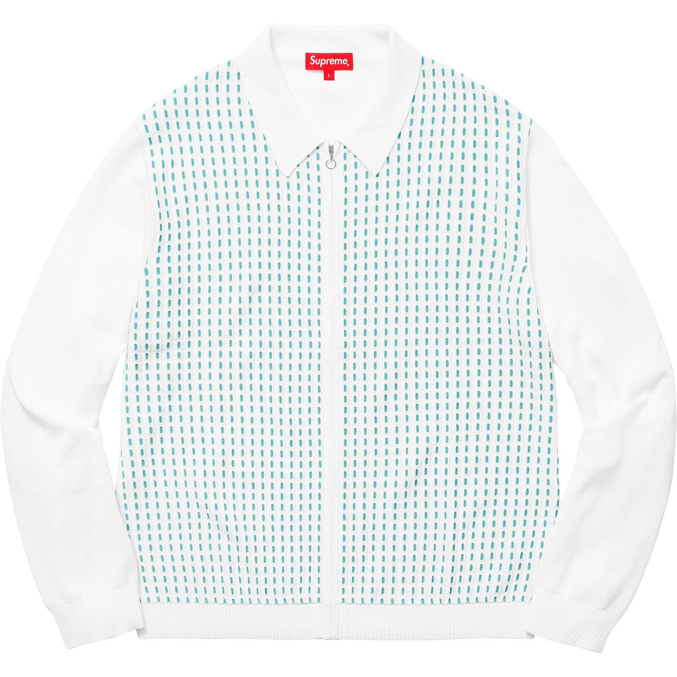 Dashes Zip Up Knit Polo view 5